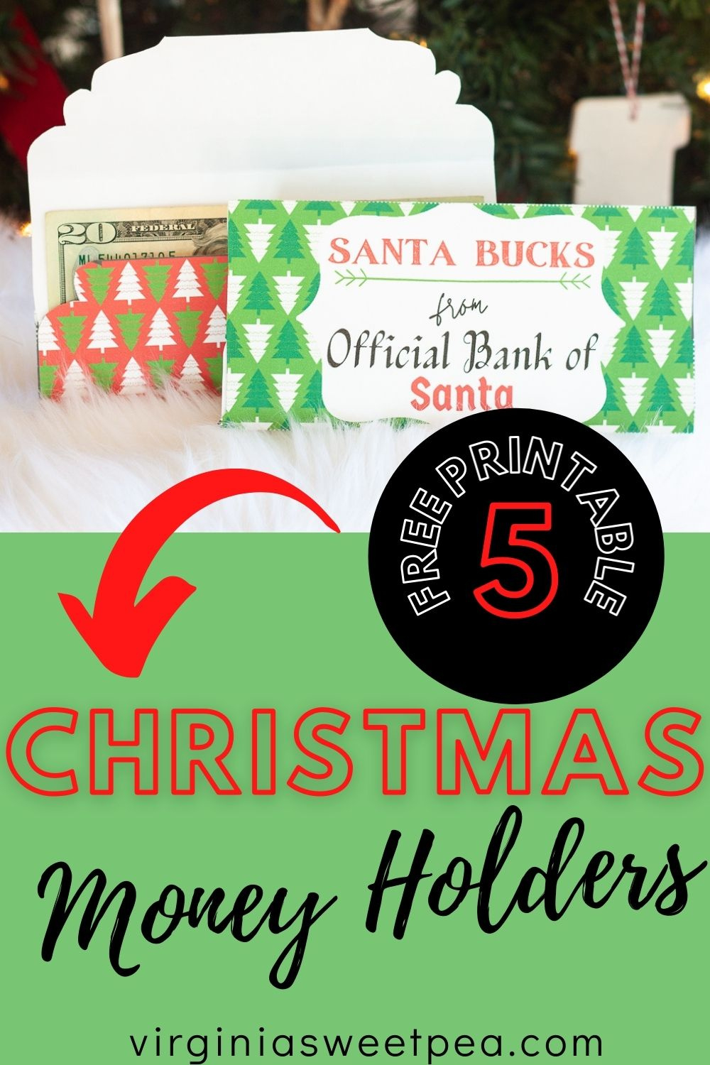 Free Printable Christmas Money Holders - Sweet Pea with Free Printable Christmas Money Holder Cards