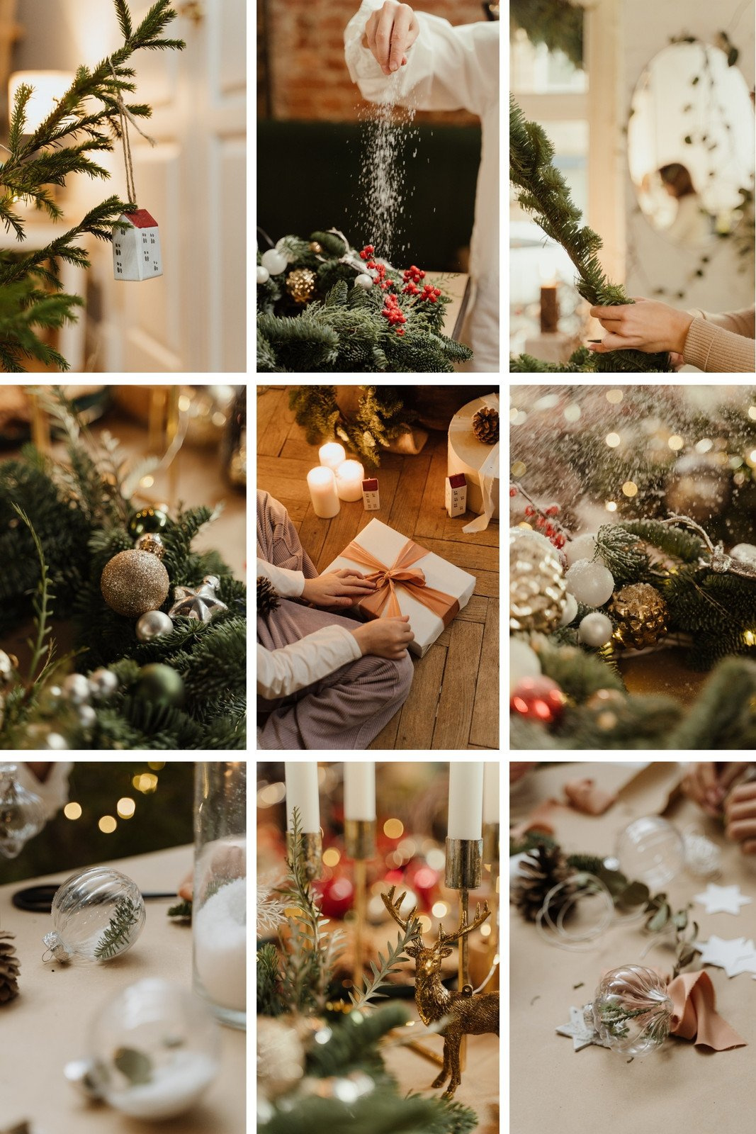 Free Printable Christmas Photo Collage Templates | Canva within Free Printable Christmas Photo Collage