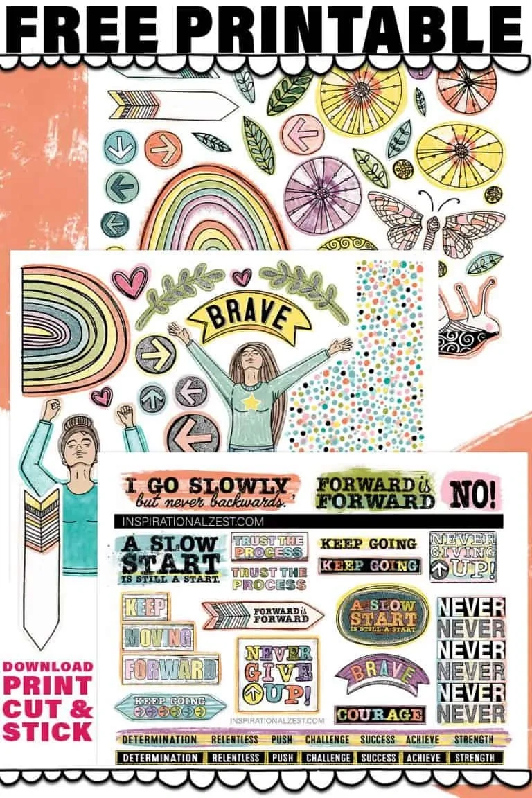 Free Printable Collage Sheets | Move Forward Color • Inspirational intended for Free Printable Picture Collage
