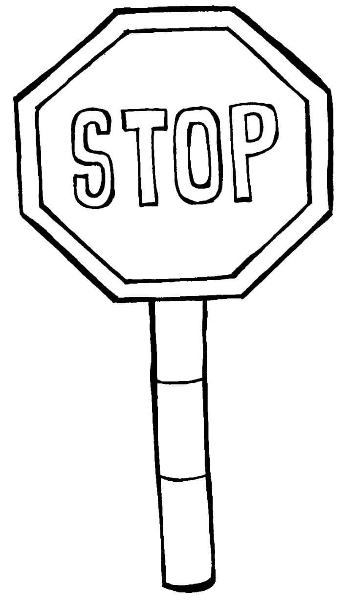 Free Printable Coloring Pages For Kids And Adults throughout Free Printable Stop Sign To Color