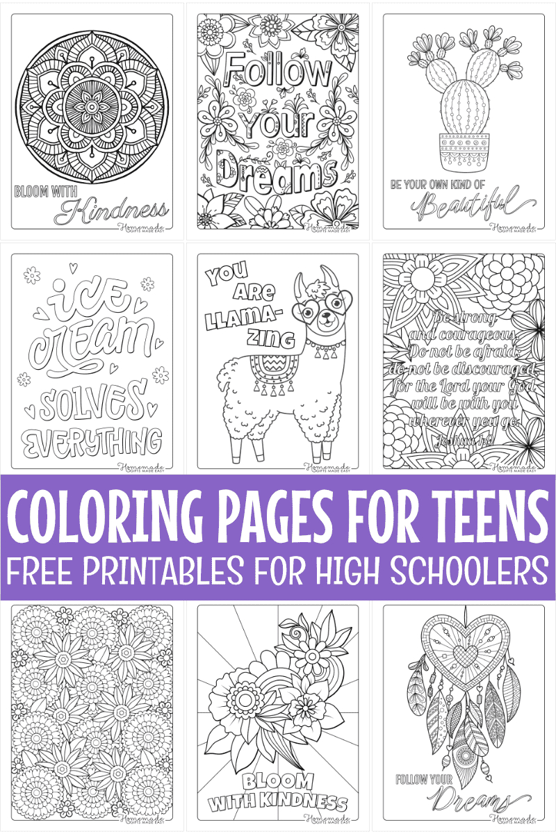 Free Printable Coloring Pages For Teens inside Free Printable Coloring Pages For Teens