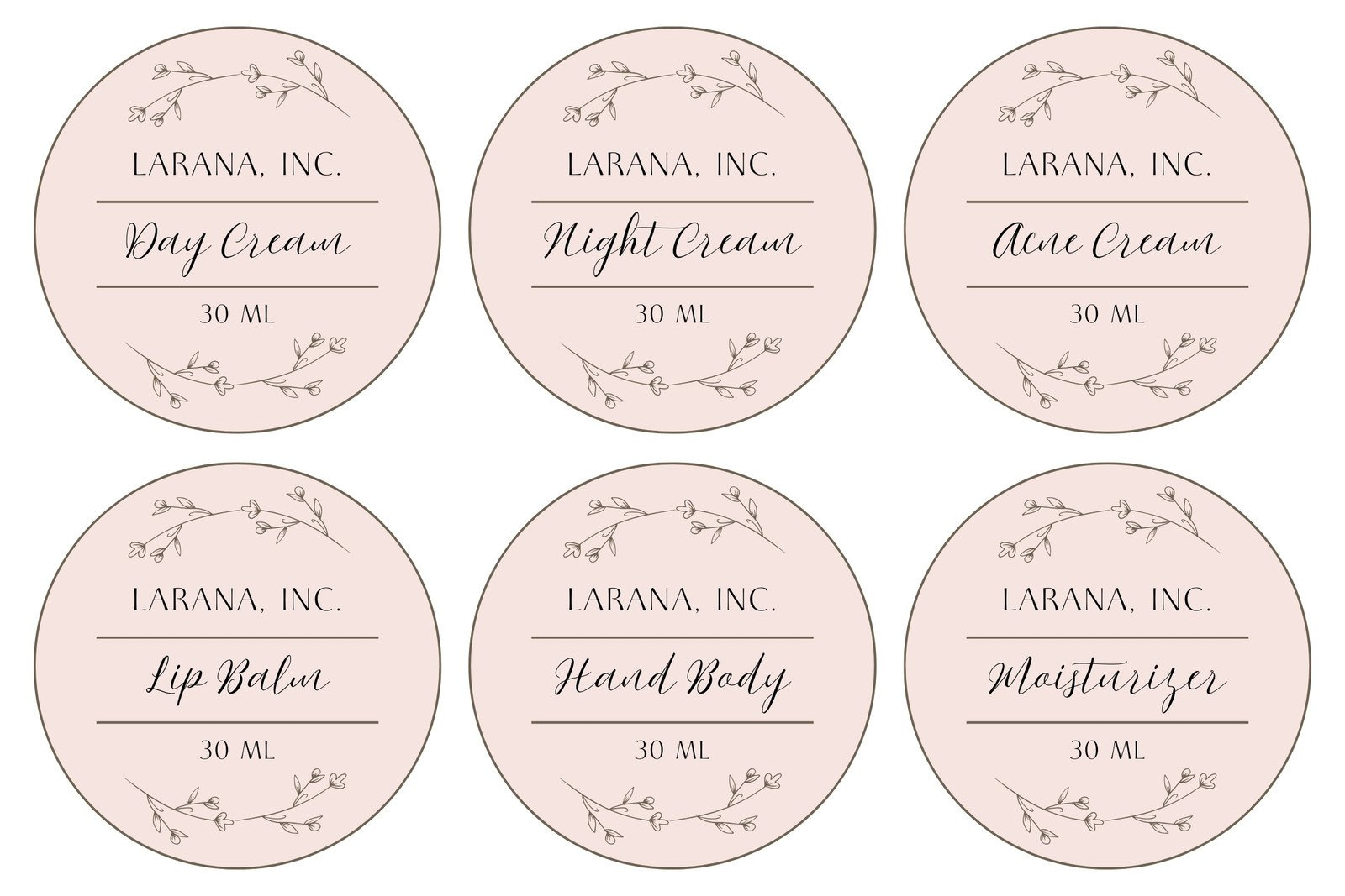 Free, Printable Custom Label Templates | Canva regarding Free Editable Printable Labels