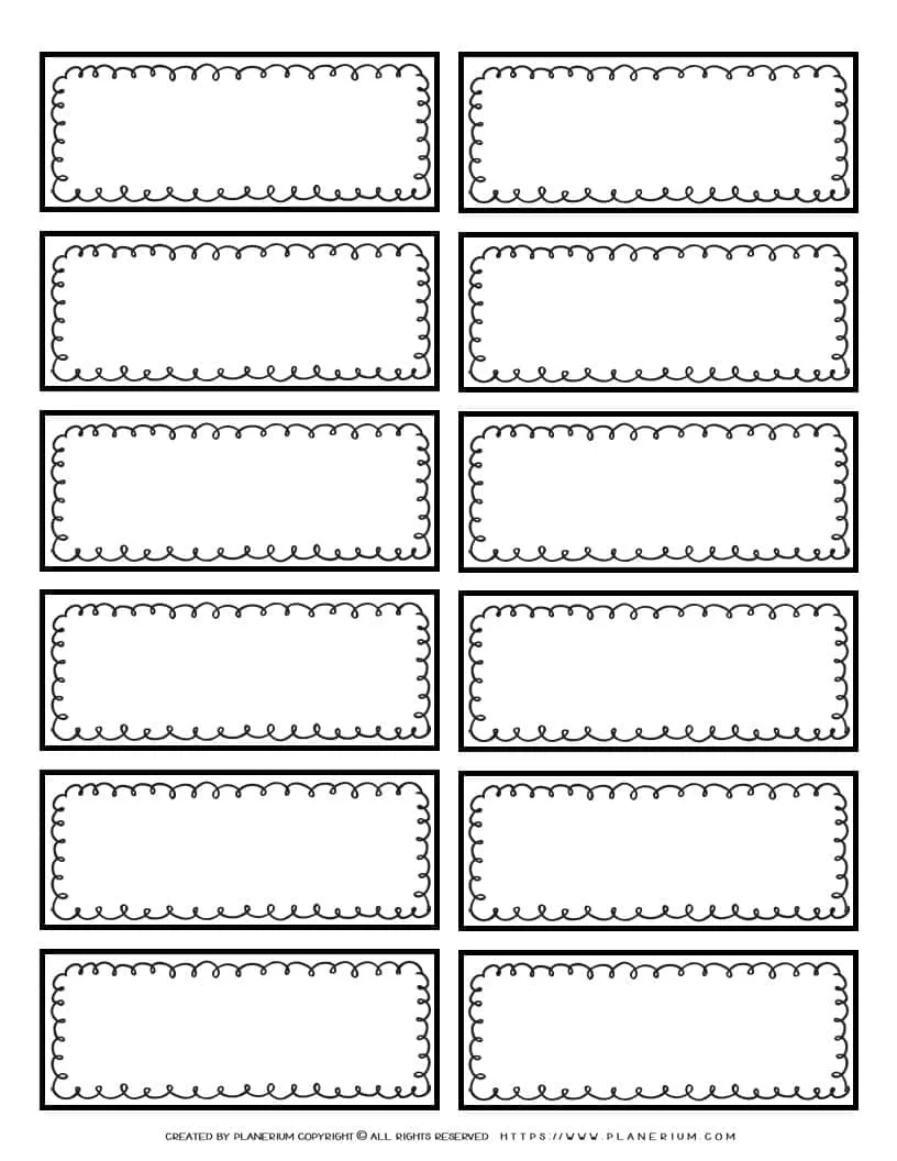 Free, Printable Custom Label Templates | Canva - Worksheets Library throughout Free Printable Label Templates