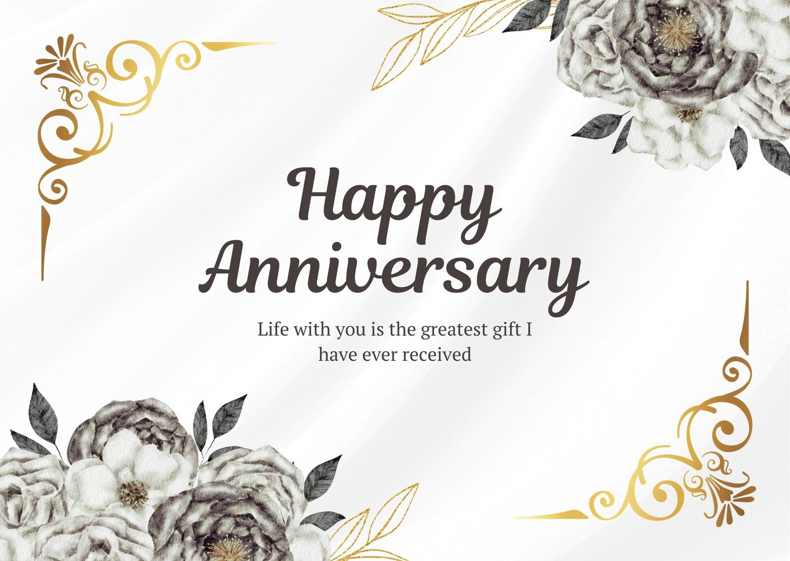 Free, Printable, Customizable Anniversary Card Templates | Canva with Printable Cards Free Anniversary