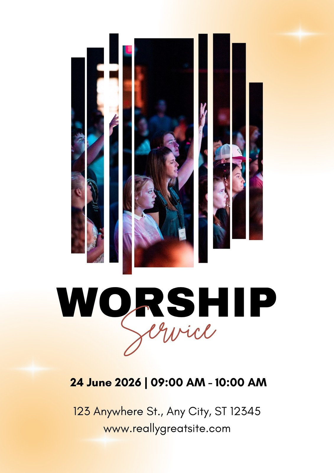 Free Printable, Customizable Church Flyer Templates | Canva for Free Printable Flyers For Church