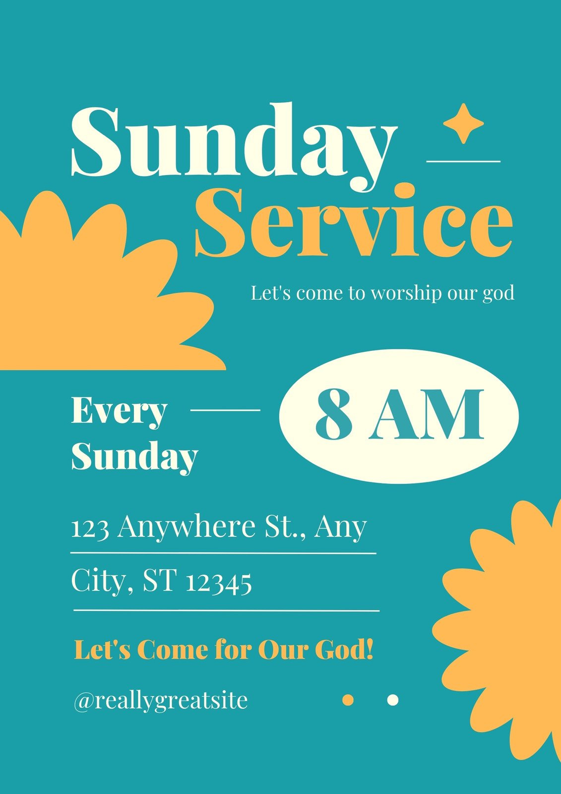 Free Printable, Customizable Church Flyer Templates | Canva in Free Printable Flyers For Church