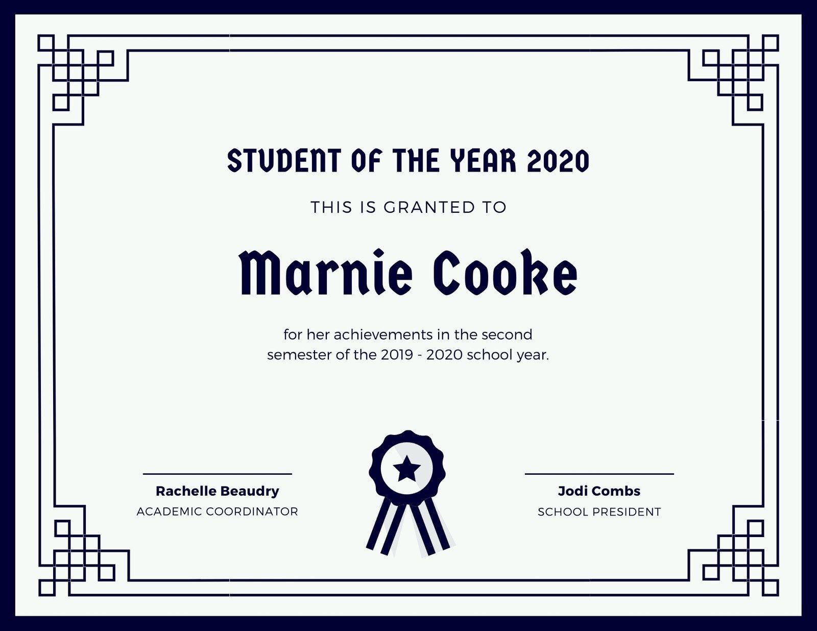 Free Printable, Customizable Student Certificate Templates | Canva in Free Printable Certificates For Students