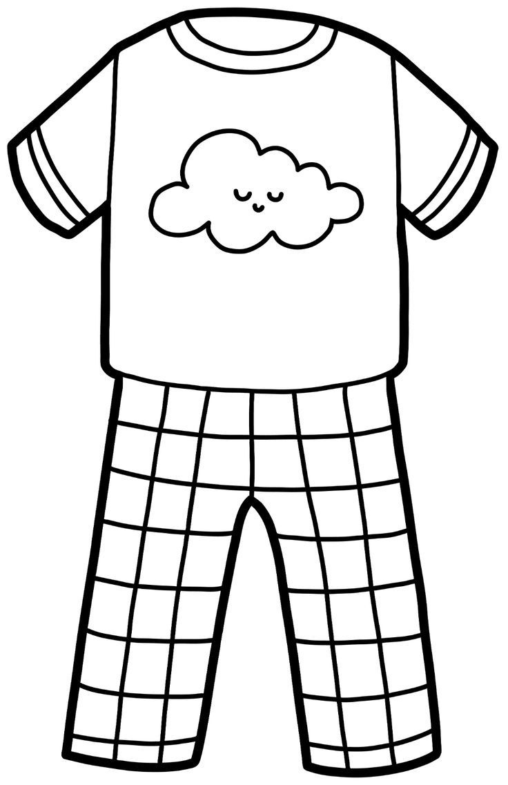 Free Printable Cute Pajamas Coloring Page | Dia Do Pijama, Pijama intended for Free Printable Pajama Coloring Pages