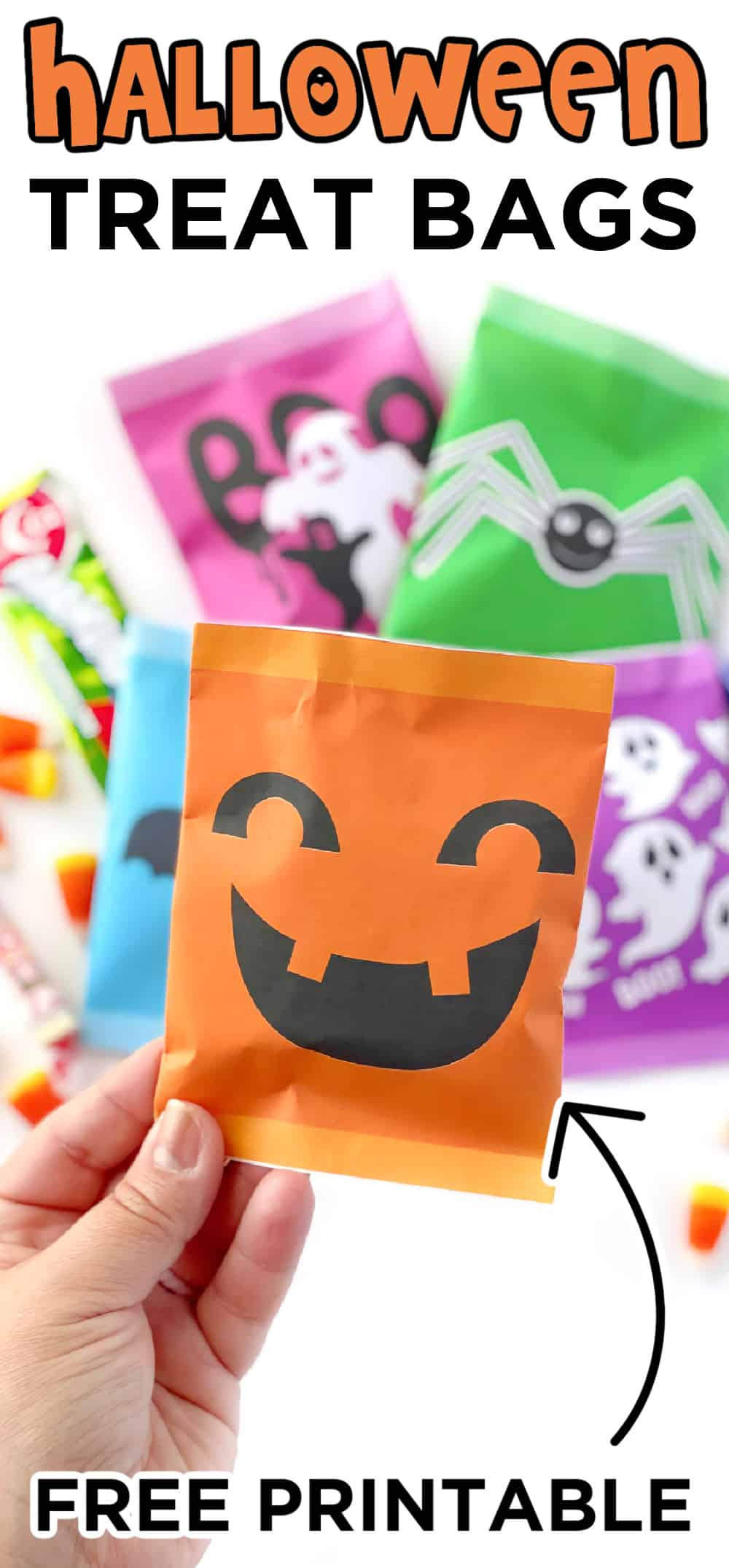 Free Printable Diy Halloween Treat Bags regarding Free Printable Trick Or Treat Bags