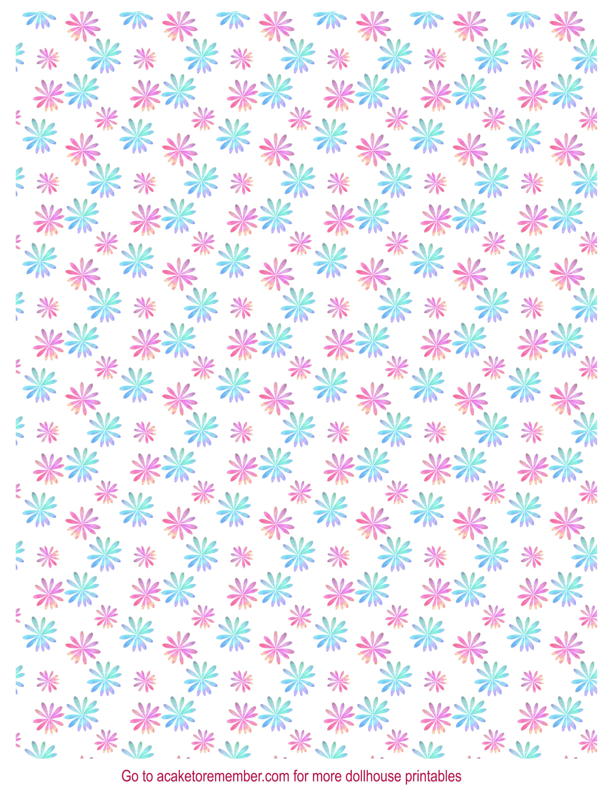 Free Printable Dollhouse Wallpaper Download - A Cake To Remember intended for Free Printable Wallpaper Patterns