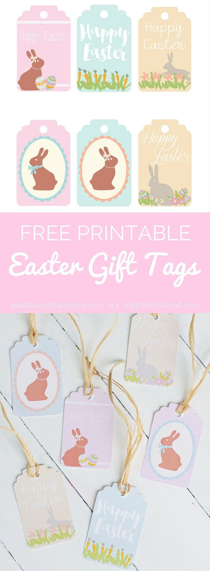 Free Printable Easter Gift Tags intended for Free Printable Easter Tags