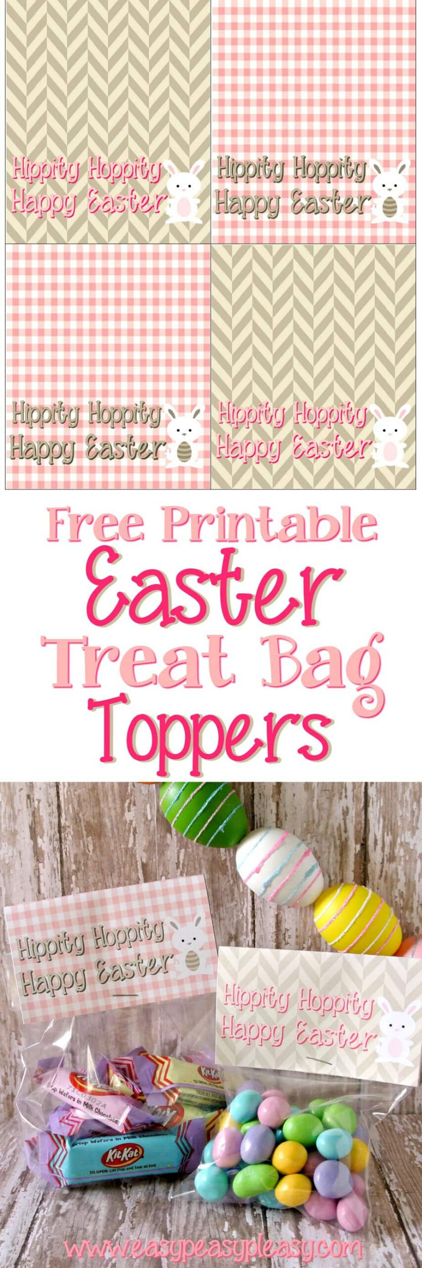 Free Printable Easter Treat Bag Toppers - Easy Peasy Pleasy with regard to Free Printable Bag Toppers