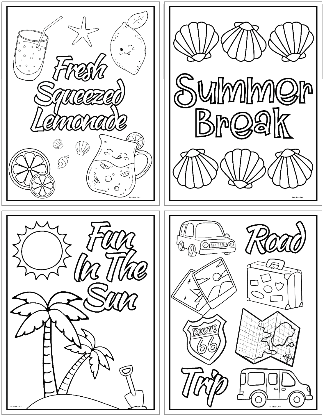 Free Printable Easy Summer Coloring Pages - The Artisan Life with regard to Free Printable Summer Pictures