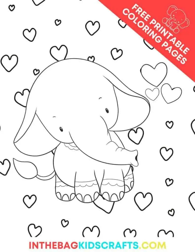 Free Printable Elephant Coloring Pages For Kids • In The Bag Kids within Free Printable Elephant Images