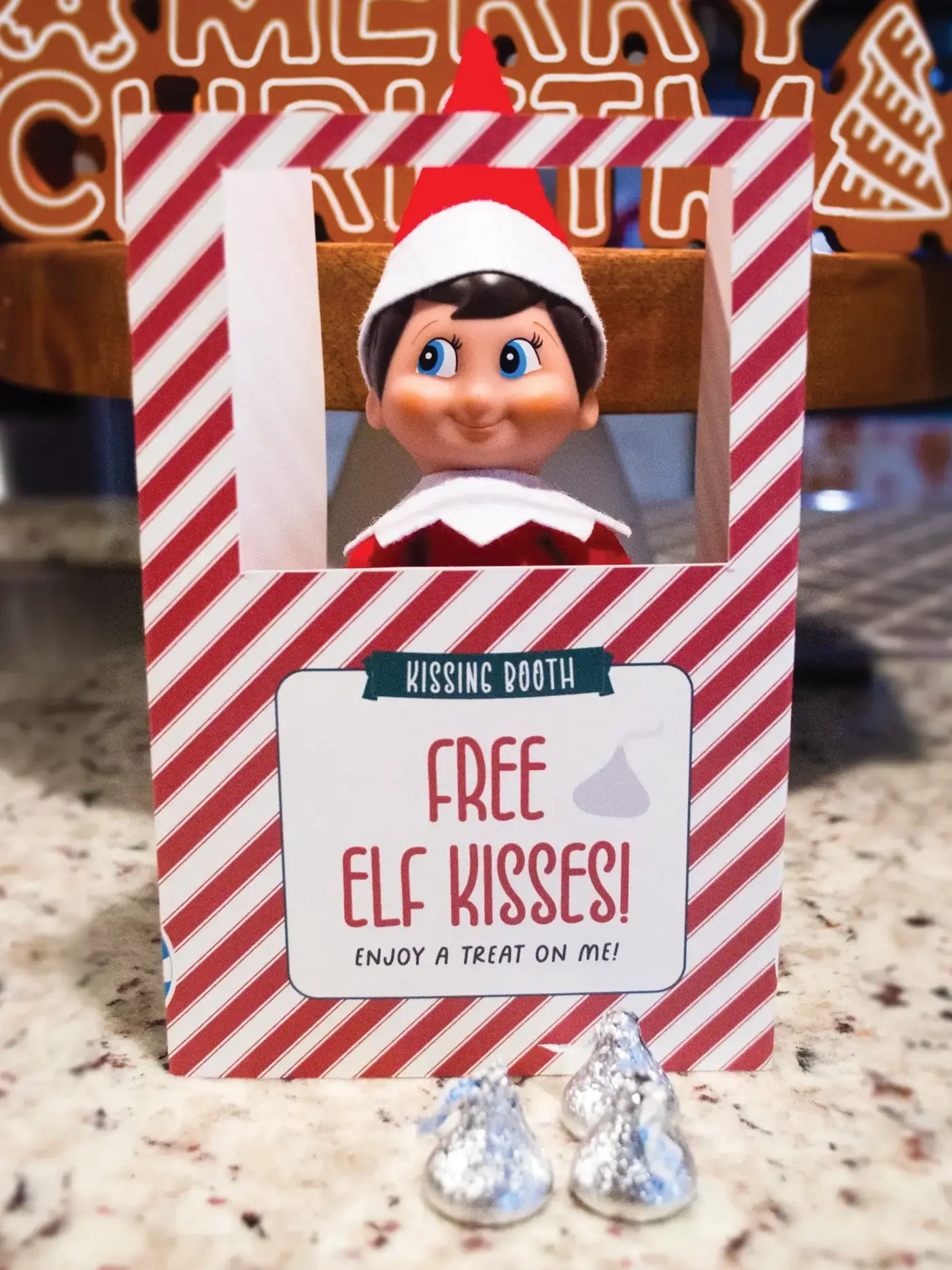 Free Printable Elf On The Shelf Kissing Booth - Favorite Printables in Elf On The Shelf Kissing Booth Free Printable