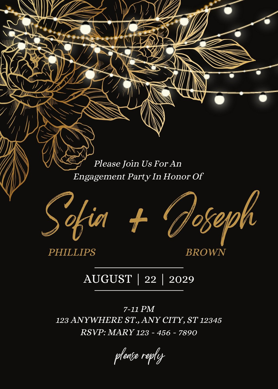 Free Printable Engagement Party Invitation Templates | Canva pertaining to Free Printable Engagement Party Invitations