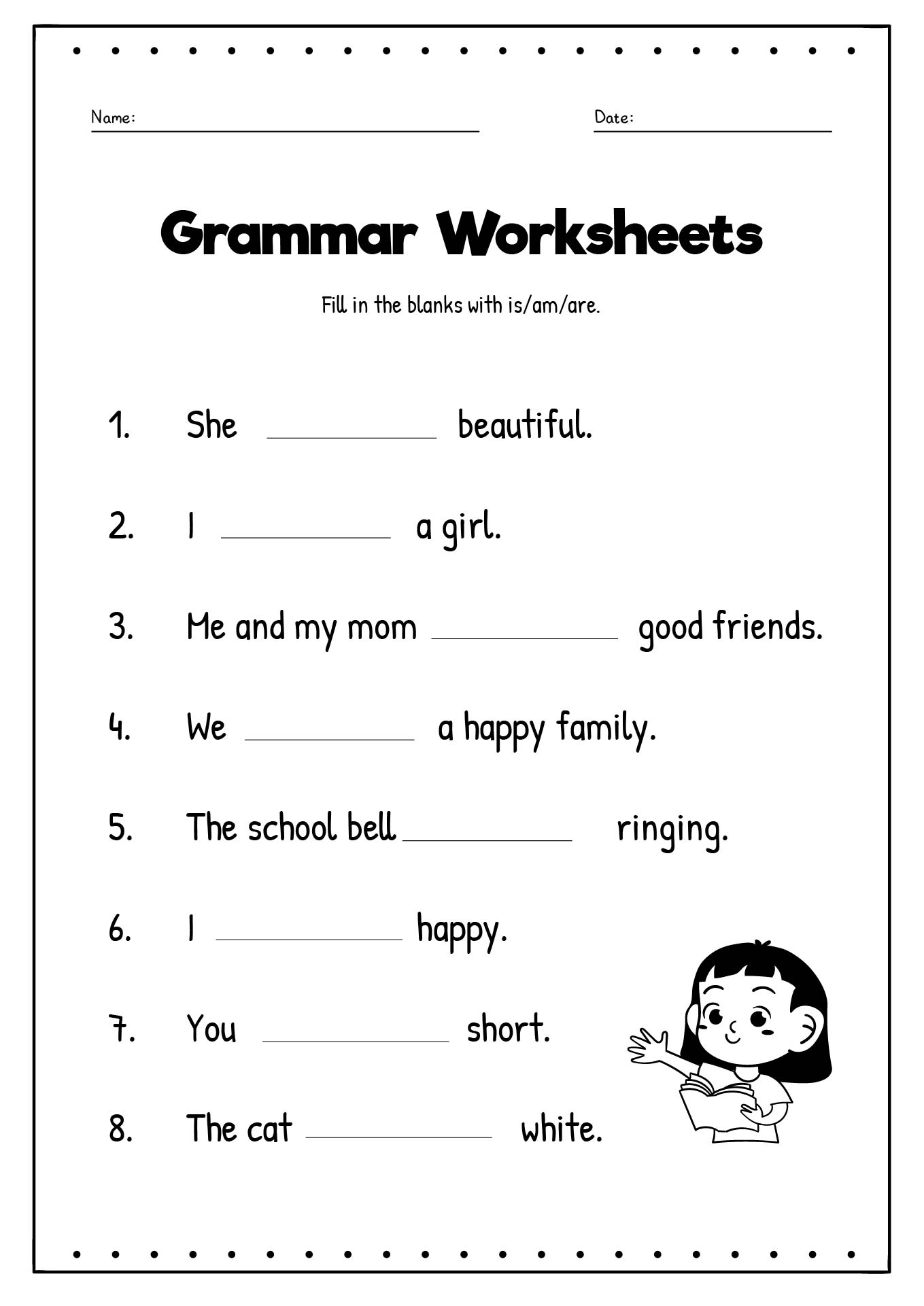 Free Printable English Grammar Worksheet, Download Free Printable in Free Printable Grammar Worksheets
