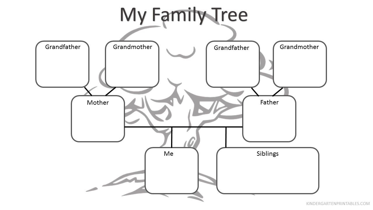 Free Printable Family Tree Worksheet Free Family Tree Worksheet with regard to My Family Tree Free Printable Worksheets