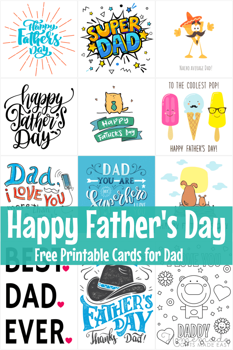 Free Printable Father&amp;#039;S Day Cards 2025 with Free Printable Fathers Day Cards