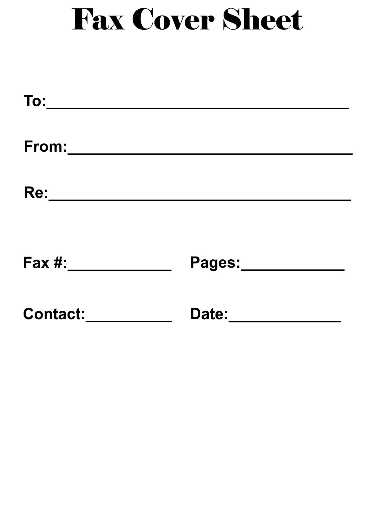 Free Printable Fax Cover Sheet - Free Printable Calendar Templates with Free Printable Fax Cover Sheet Pdf