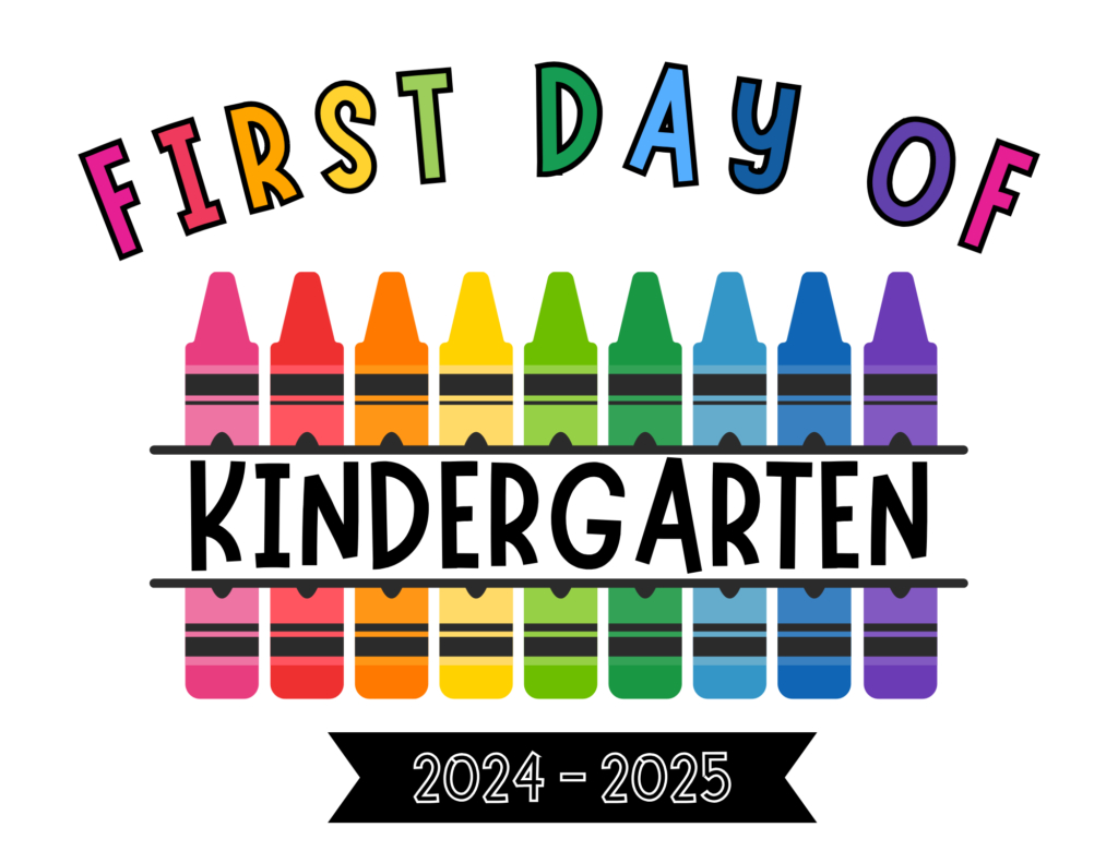 Free Printable First Day Of School Signs | Baking You Happier pertaining to First Day Of Kindergarten Sign Free Printable