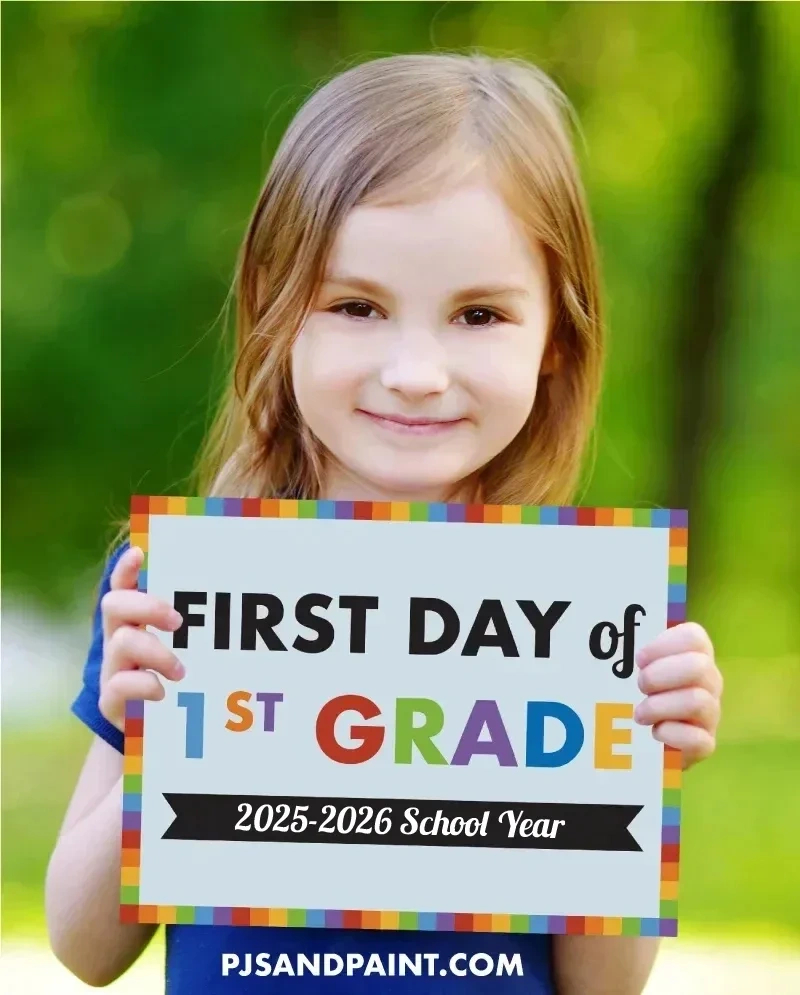 Free Printable First Day Of School Signs | Preschool - 12Th Grade intended for First Day Of Kindergarten Sign Free Printable