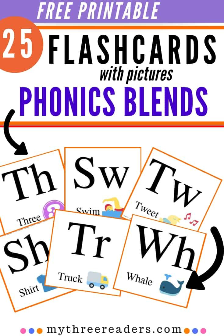 Free Printable Flashcards With Pictures - 25 Consonant Blends For regarding Free Printable Blending Cards
