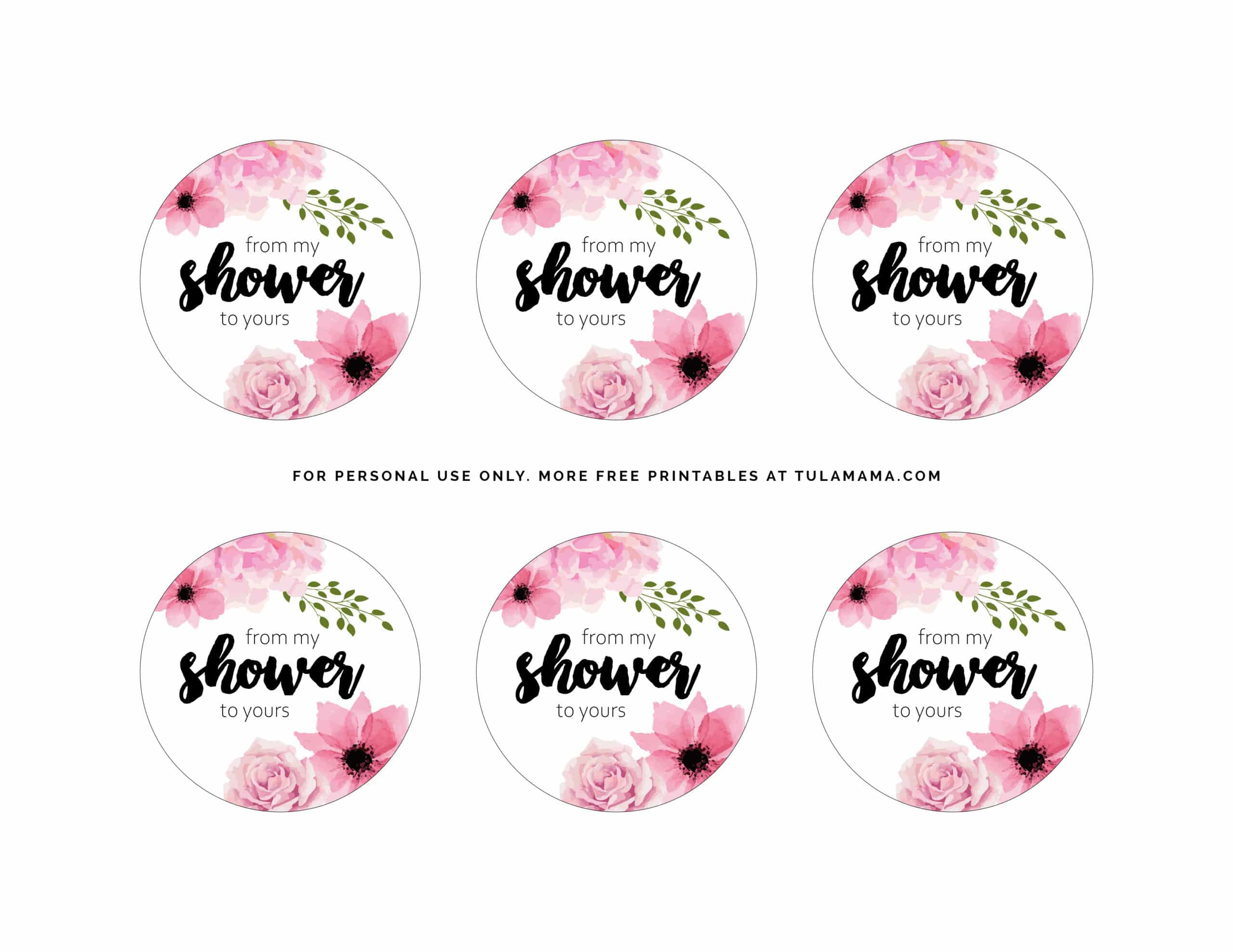 Free Printable &amp;quot;From My Shower To Yours&amp;quot; Gift Tags - Tulamama in Free Printable Baby Shower Labels And Tags
