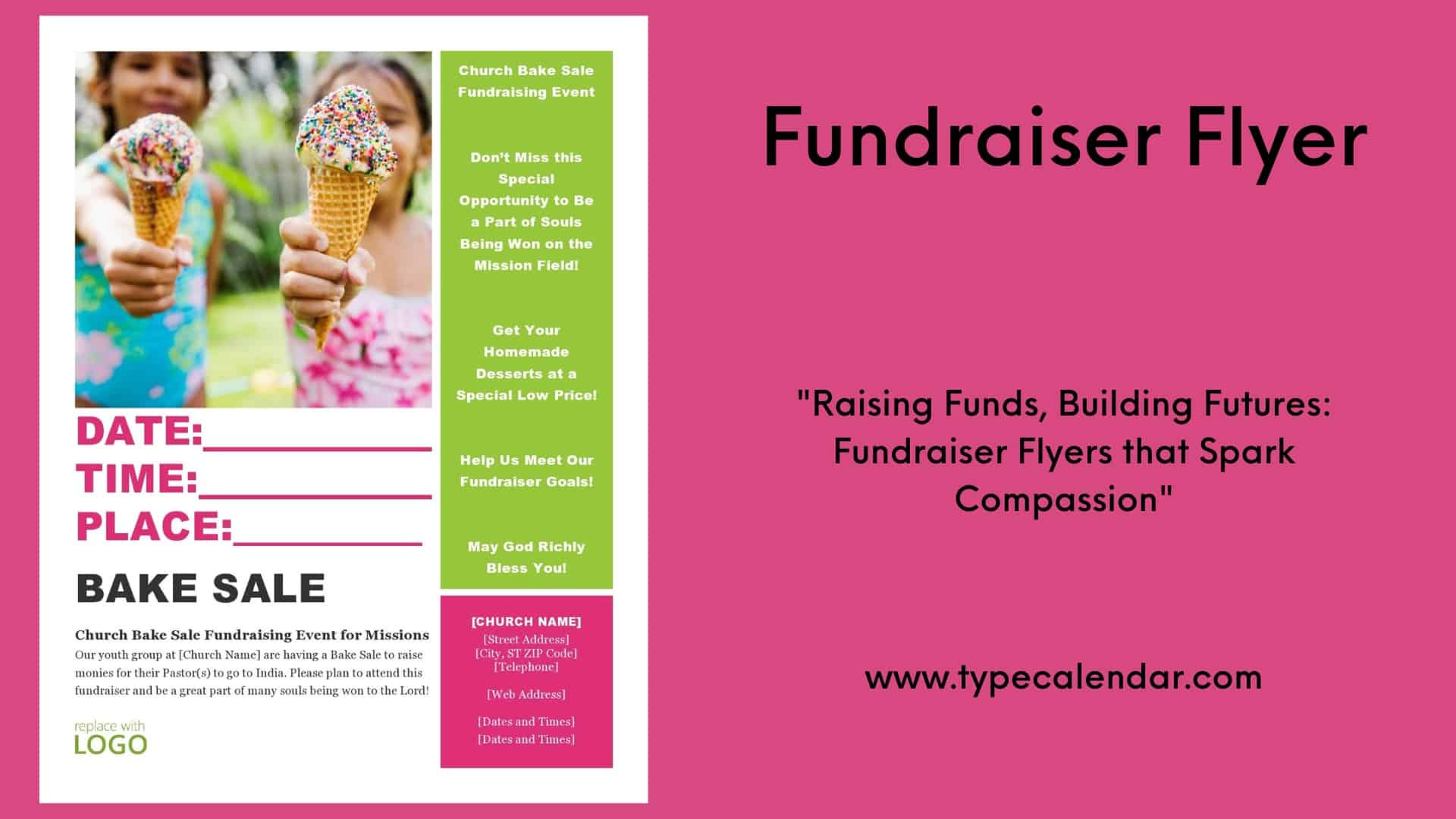 Free Printable Fundraiser Flyer Templates [Word, Pdf] regarding Free Printable Fundraiser Flyer Templates