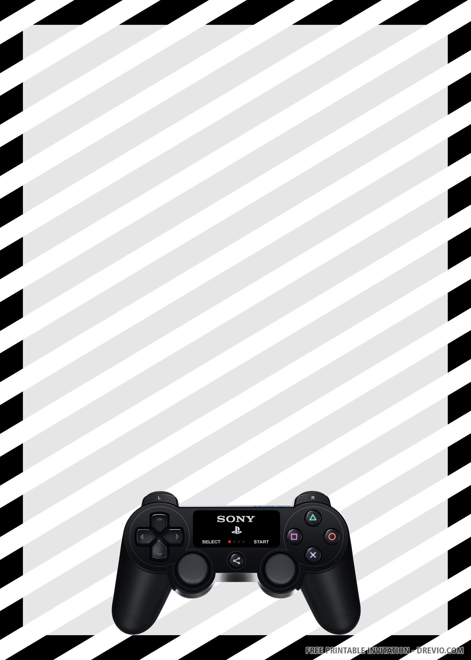 Free Printable Gamer Invitation Templates - Worksheets Library in Free Printable Video Game Party Invitations