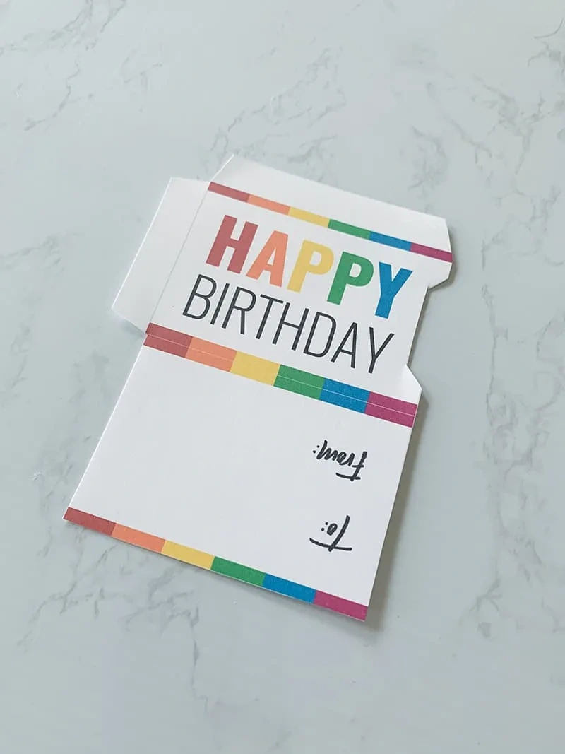 Free Printable Gift Card Holder | Happy Birthday | Instant Download regarding Free Printable Money Cards For Birthdays