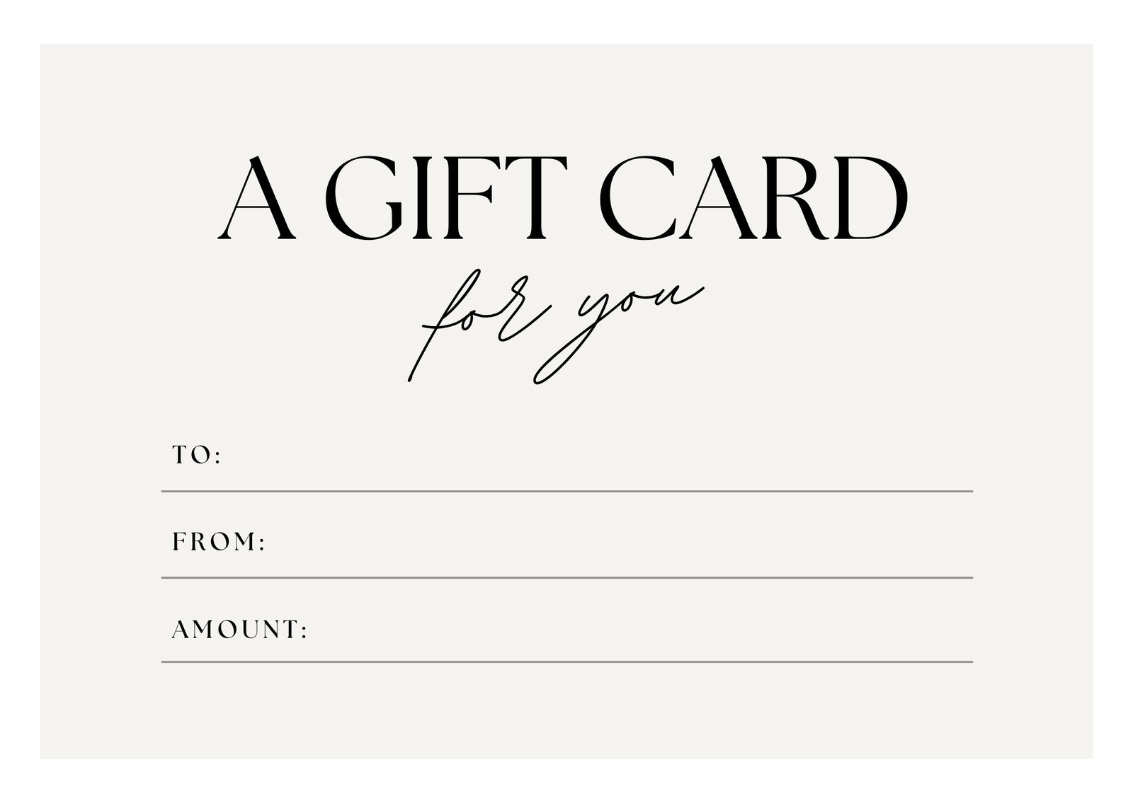 Free, Printable Gift Certificate Templates To Customize | Canva pertaining to Free Printable Gift Cards