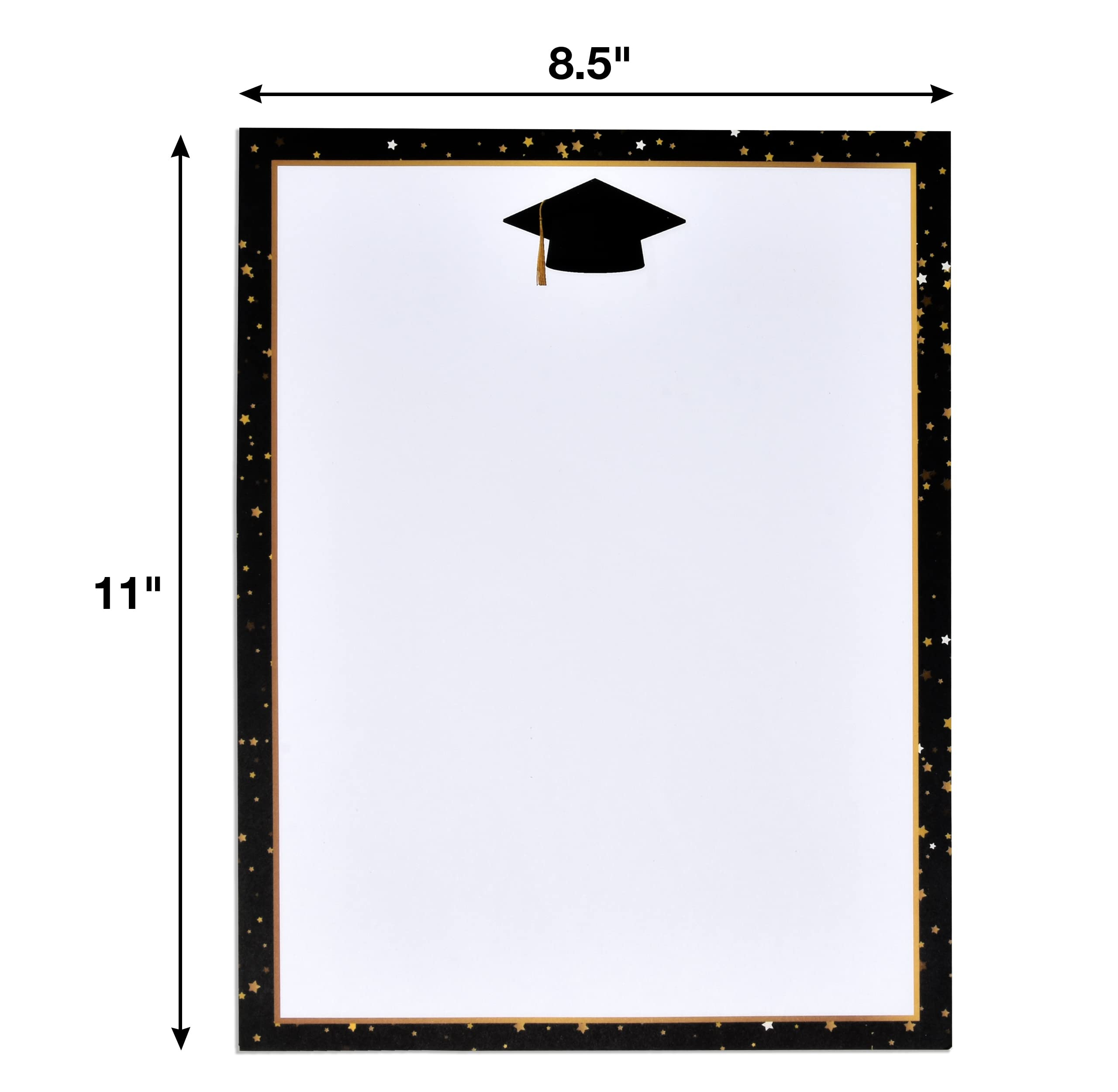 Free Printable Graduation Cap-Shaped Writing Templates in Free Printable Graduation Paper