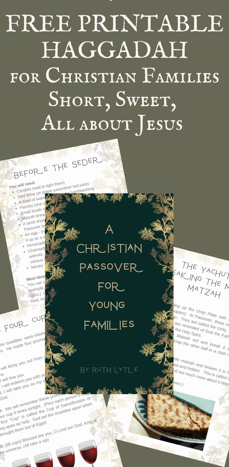 Free Printable Haggadah For A Christian Seder for Free Printable Messianic Haggadah