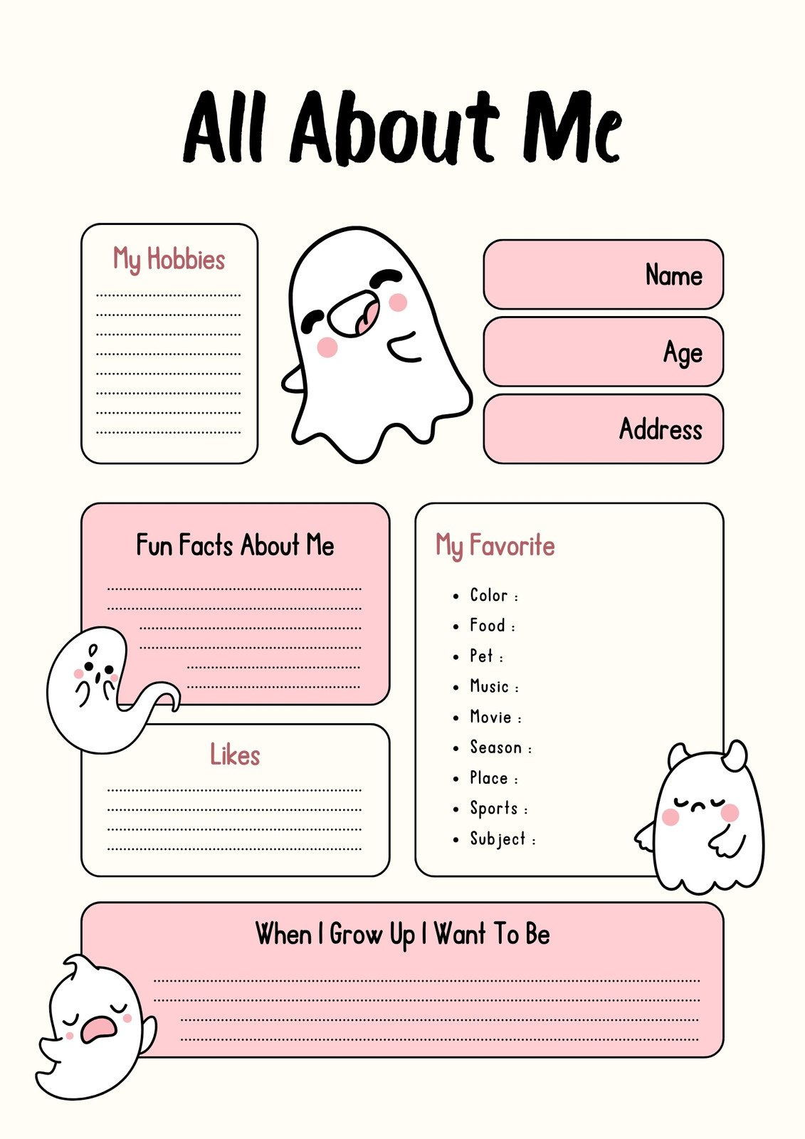 Free Printable Halloween Worksheet Templates To Edit | Canva with Free Printable Halloween Worksheets