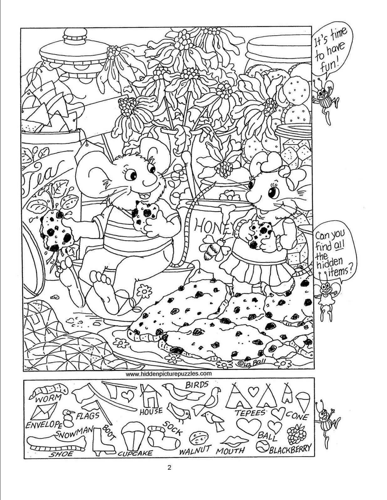 Free, Printable Hidden Picture Puzzles For Kids - Worksheets Library pertaining to Free Printable Hidden Pictures
