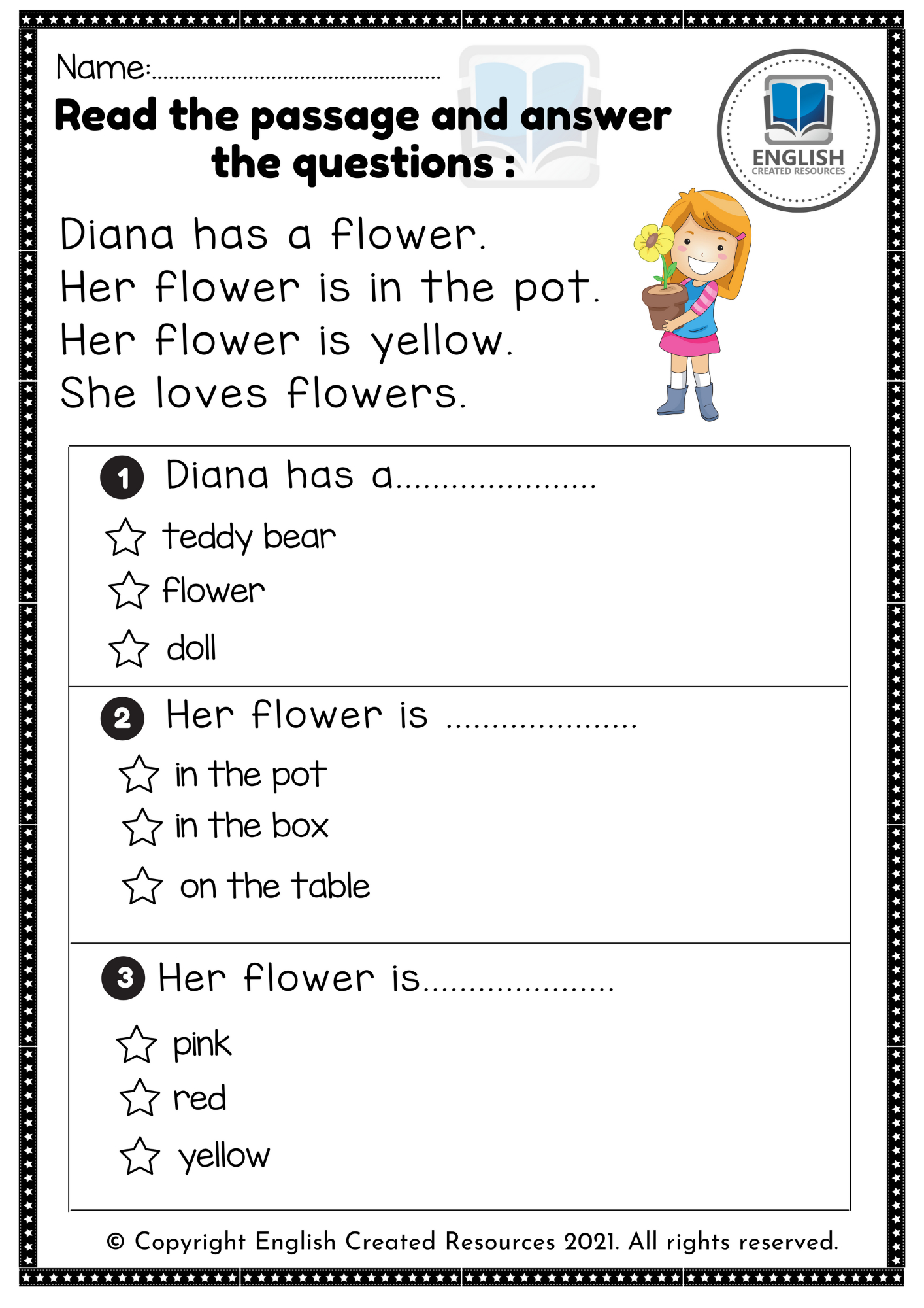 Free Printable Kindergarten Reading Comprehension Worksheets pertaining to Free Printable Reading Comprehension Worksheets For Kindergarten