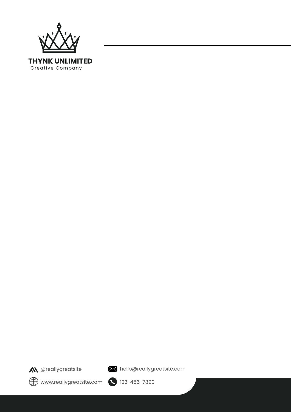 Free Printable Letterhead Templates You Can Customize | Canva inside Free Printable Letterhead Borders