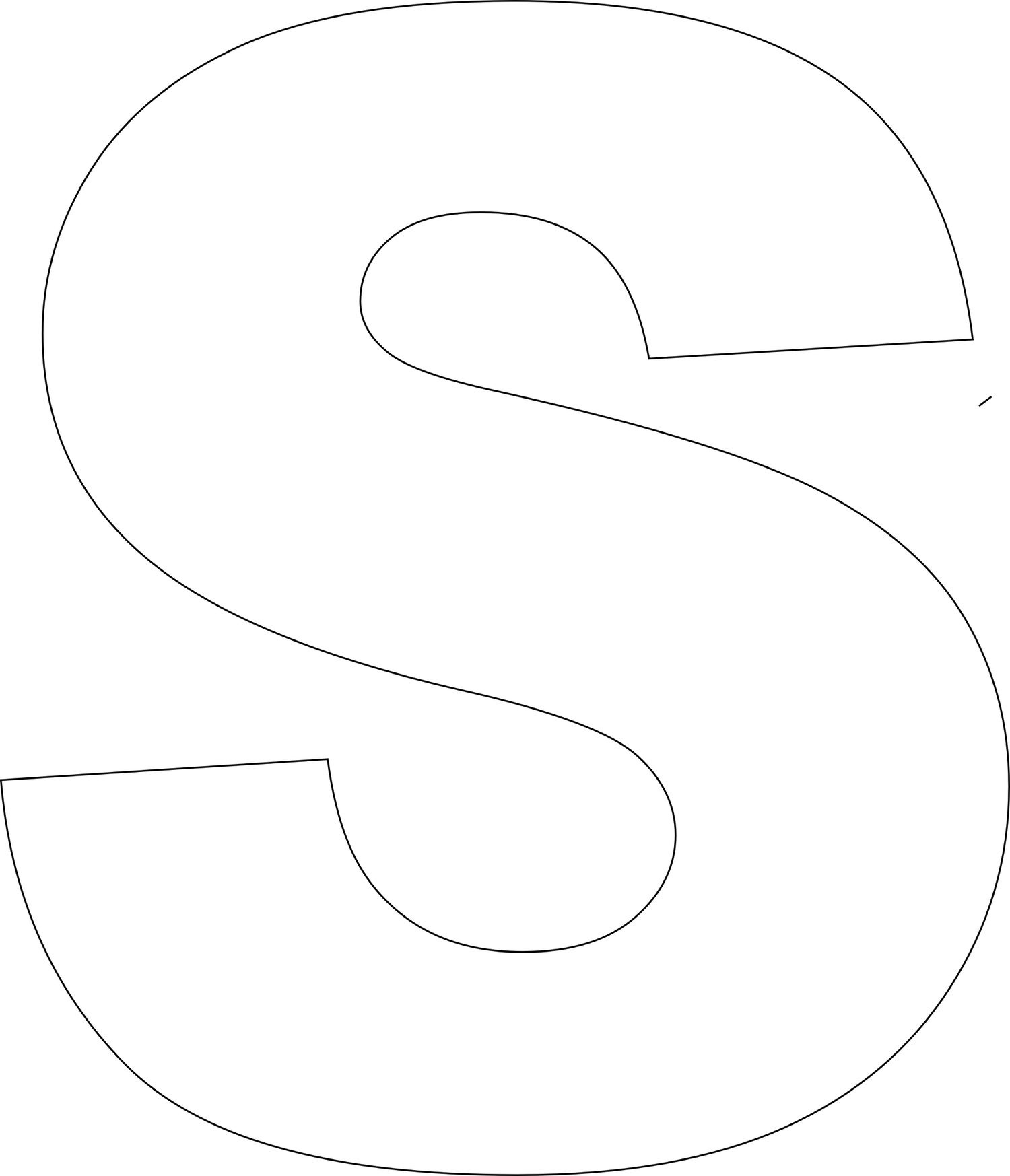 Free Printable Letters Template: Uppercase Alphabet - Worksheets pertaining to Free Printable Large Letters