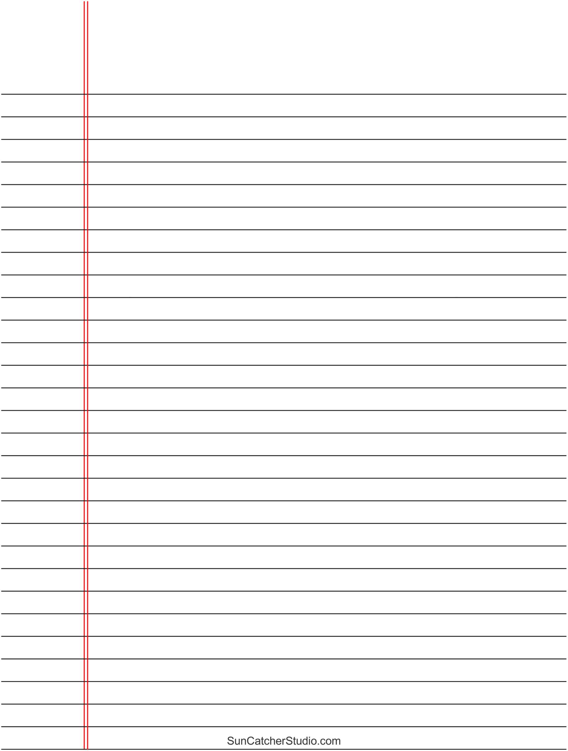 Free Printable Lined Paper (Handwriting, Notebook Templates) – Diy within Free Printable Lined Handwriting Paper