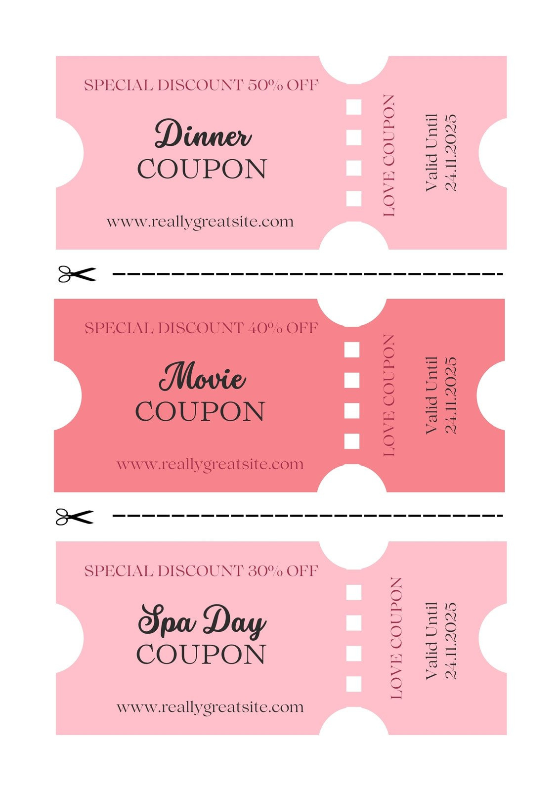 Free Printable Love Coupon Templates | Canva intended for Free Printable Homemade Coupon Book