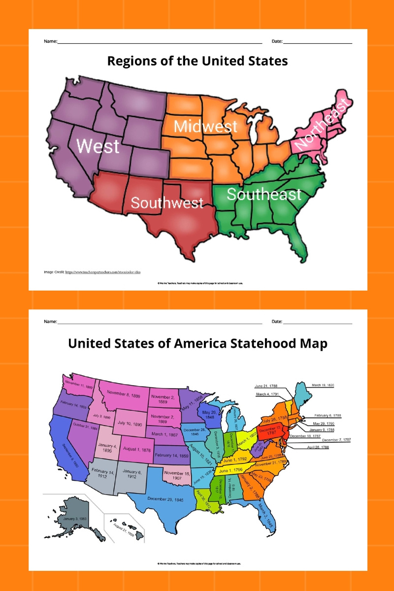 Free Printable Maps Of The United States Bundle pertaining to Free Printable Labeled Map Of The United States