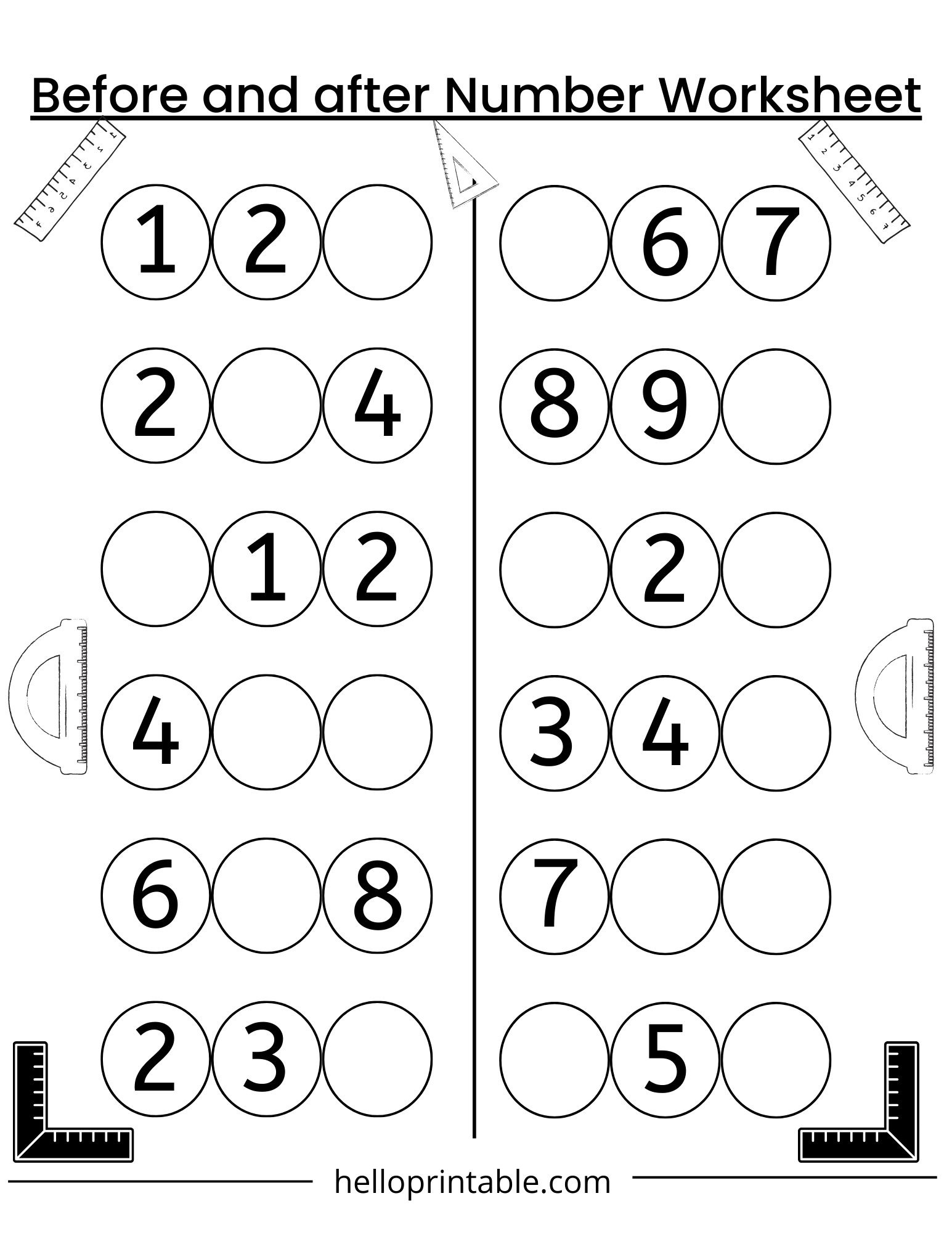 Free Printable Math Worksheets For Prek | Printable Worksheets with Free Printable Math Worksheets For Kindergarten