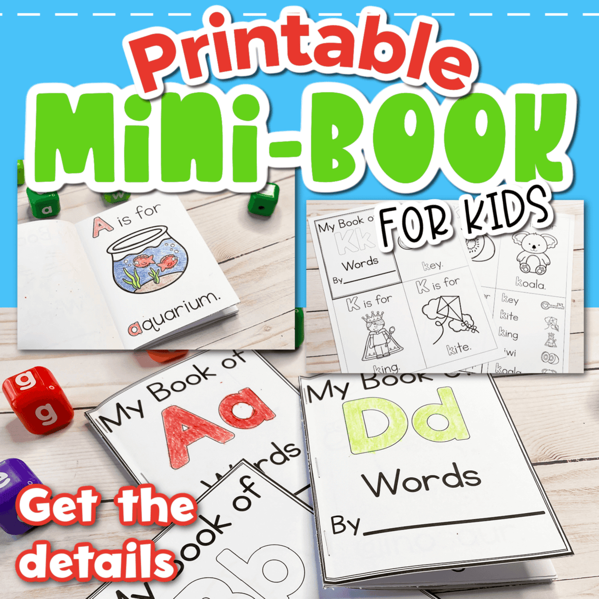 Free Printable Mini Alphabet Books For Preschoolers - Life Over C'S with Free Printable Abc Mini Books