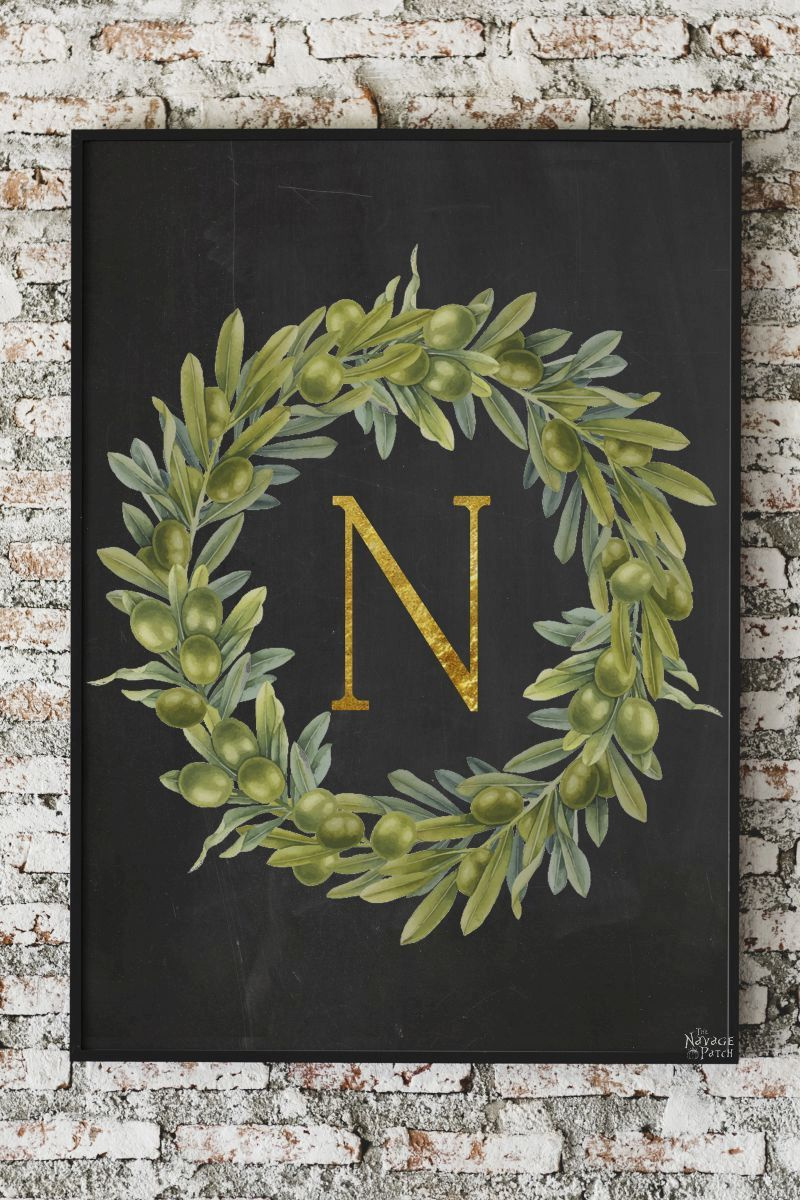 Free Printable Monogram Wall Decor &amp;amp; Place Cards - The Navage Patch regarding Free Printable Monogram