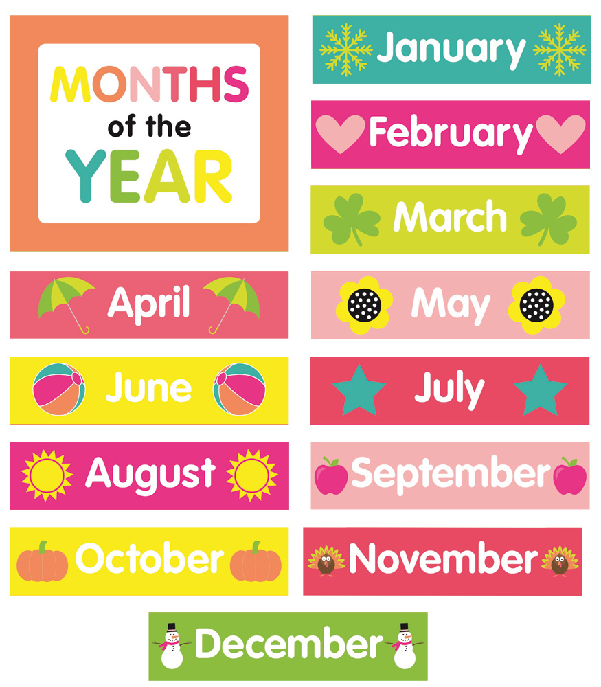 Free Printable Months Of The Year Labels - Printable Party Favors in Free Printable Months Of The Year Labels