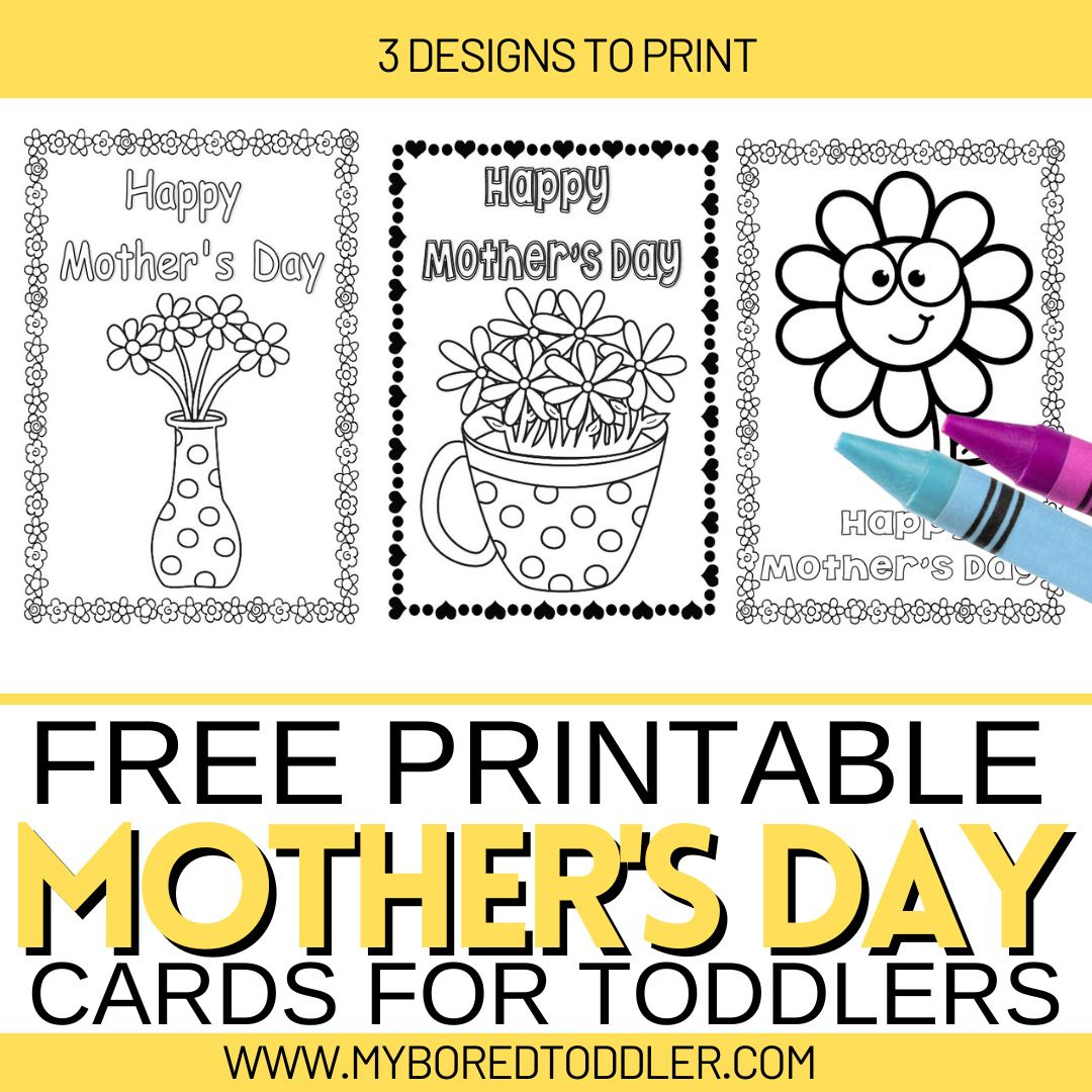 Free Printable Mother'S Day Card Templates For Toddlers To Make for Free Printable Mothers Day Cards