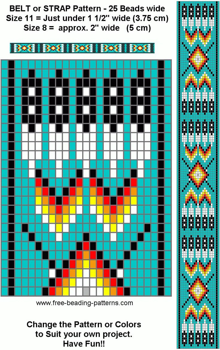 Free Printable Native American Beading Patterns - Free Printable with Free Printable Native American Beading Patterns