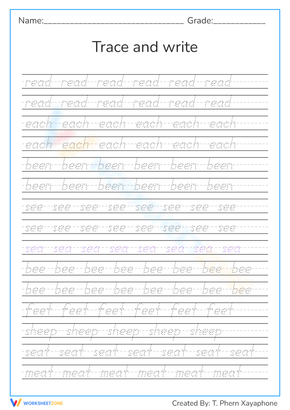 Free Printable Neat Handwriting Practice Sheets For All Ages throughout Free Printable Worksheets Handwriting Practice