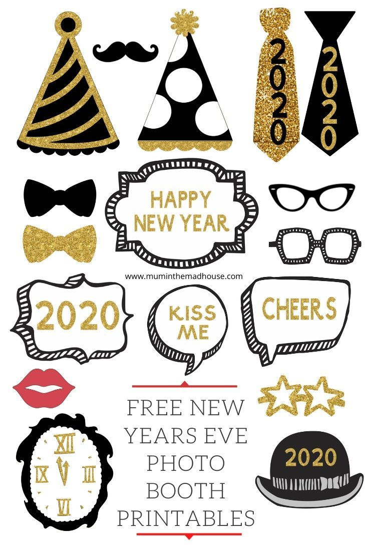 Free Printable New Year'S Eve Photo Booth Props 2025 – Fun Party with regard to Free Printable Photo Booth Props